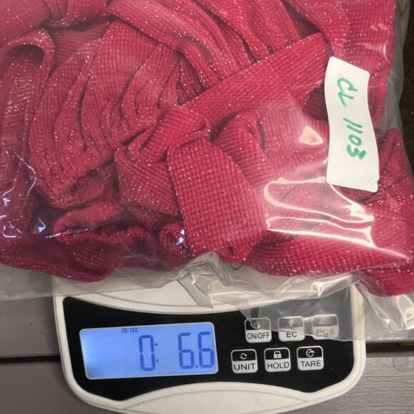 Windsor Women’s Size L Red Glitter Off Shoulder Corset Bustier Long Sleeve NWT - Picture 14 of 14